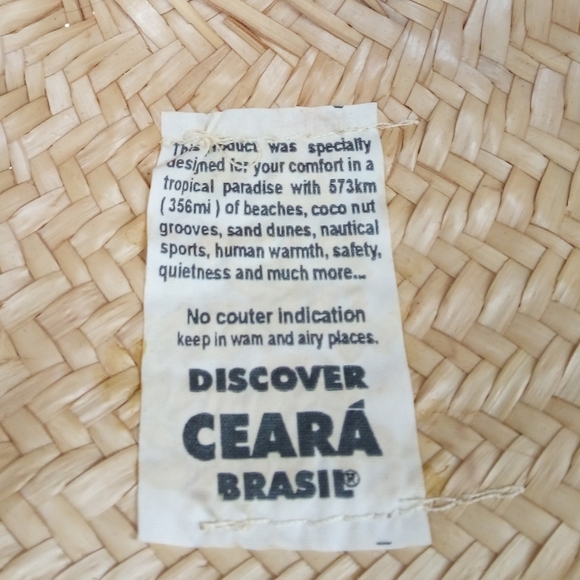 Fortaleza Ceara A Terra de Luz Brasil Straw Hat Vacation Souvenir Boho main image 7